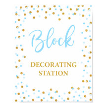 Bloquear Sinal de Chá de fraldas da Estação de Dec