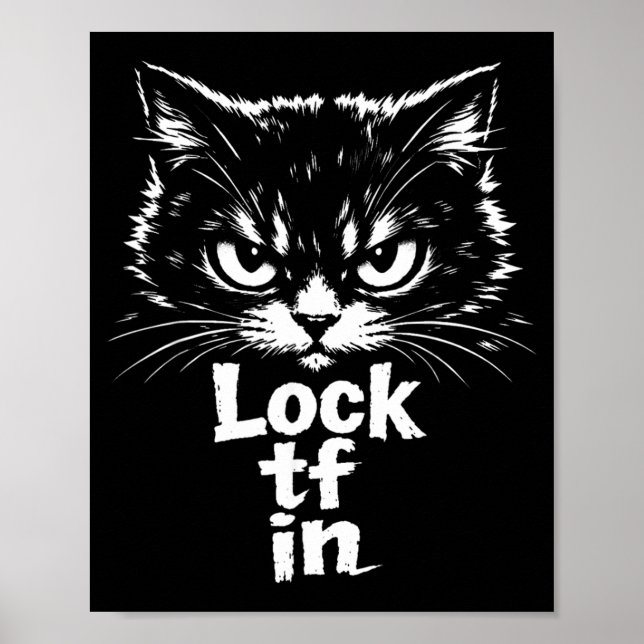 Poster Bloquear TF no Gato (Frente)
