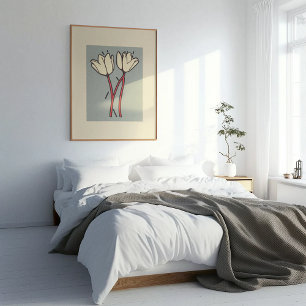 Poster Blossom Duo: Simples Elegância no Bloom