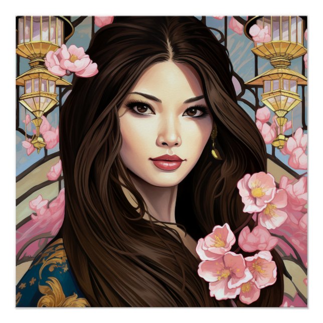 Póster Blossomas da Legância (Frente)