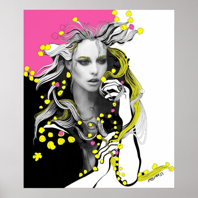 Póster Blossomas da minha mente (Frente)