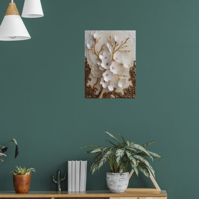 Poster Blossomas de Cereja Japoneses (Sala de Estar 1)