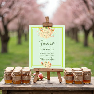 Poster Blossomas de Cereja Rosa, Favor do Casamento