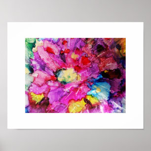 Poster Blossomas Magenta