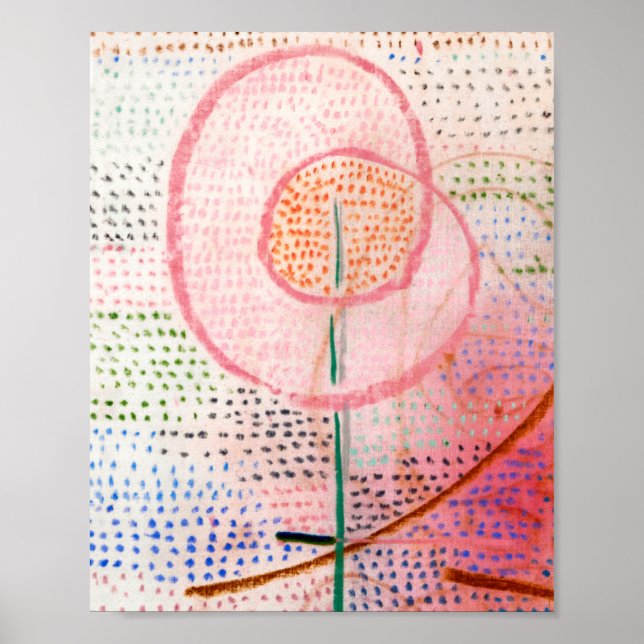 Poster Blossoming 1934 Painting De Paul Klee (Frente)