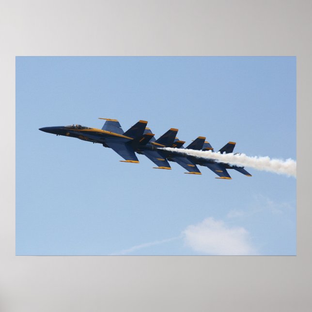Póster Blue Angels FA-18 (Frente)