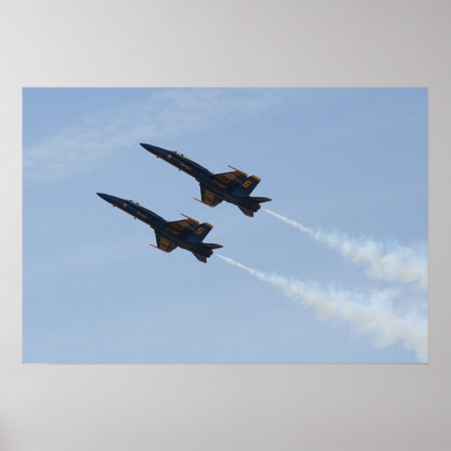 Póster Blue Angels FA-18 (Frente)