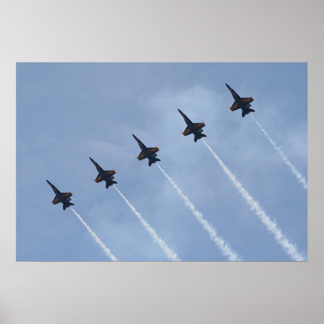 Poster Blue Angels FA-18 (Frente)