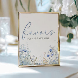 Poster Blue Baby In Bloom Wildflower Sinal Favor