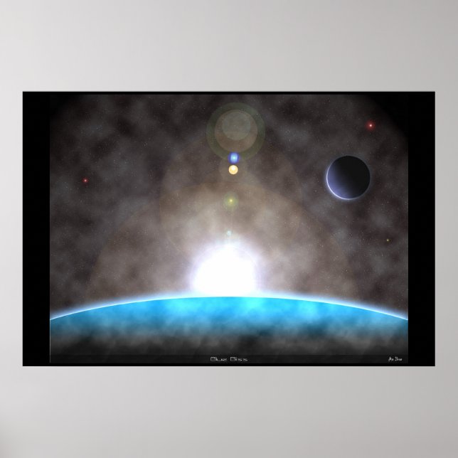 Poster Blue Bliss (Frente)