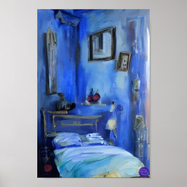 POSTER BLUE BOUDOIR