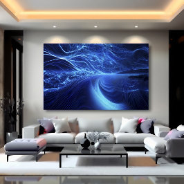 Poster Blue Energy Flow