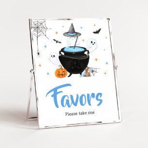 Poster Blue Ghost Halloween Baby está criando favores