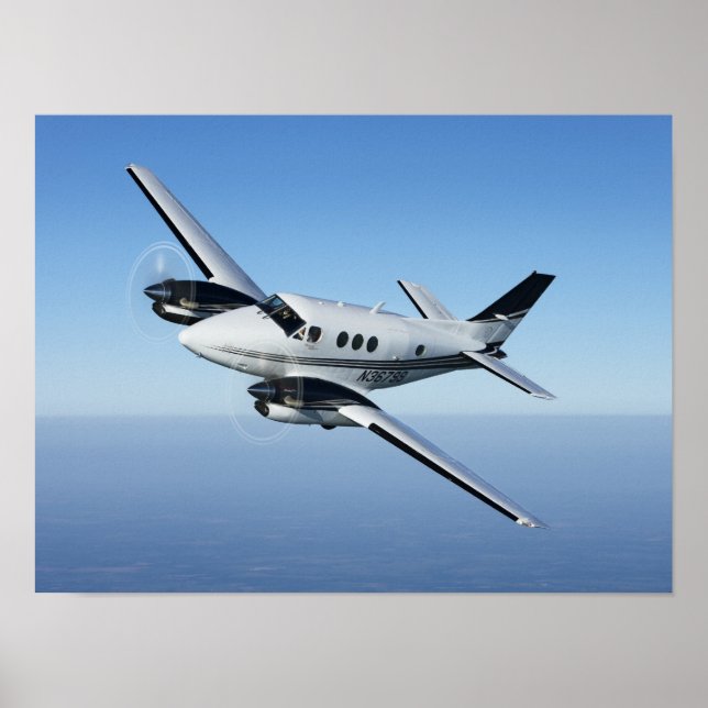Póster Blue Haze King Air (Frente)