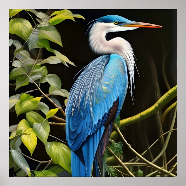 Poster Blue Heron (Frente)