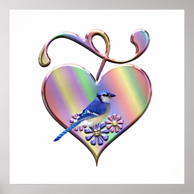 Poster Blue Jay no Bonito Coração (Frente)