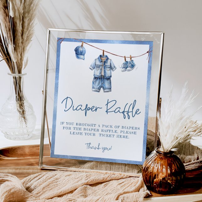 Poster Blue Jean Baby Fralda Raffle (Criador carregado)