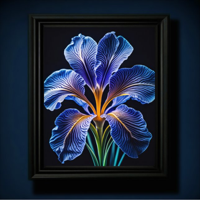 Poster Blue Lily II (Criador carregado)