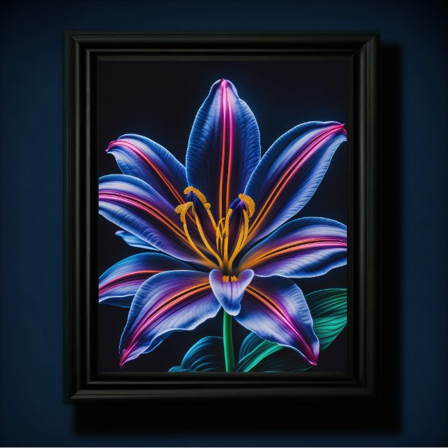 Poster Blue Lily III (Criador carregado)