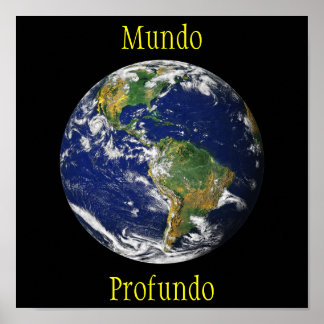 Póster Blue Marble_Mundo Proprofundo