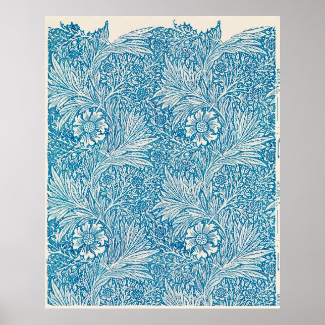 Poster Blue Marigold (Frente)