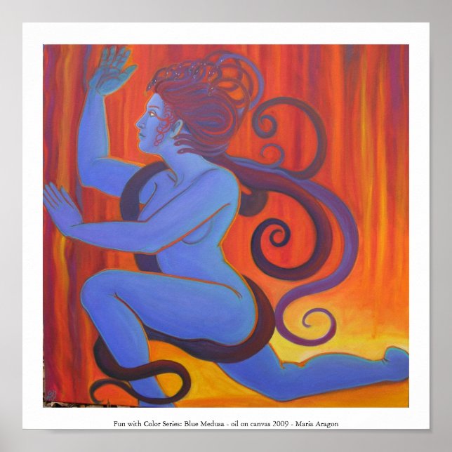 Póster Blue Medusa (Frente)