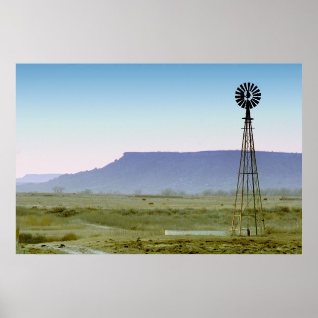 Poster Blue Mesas Majestade (Frente)