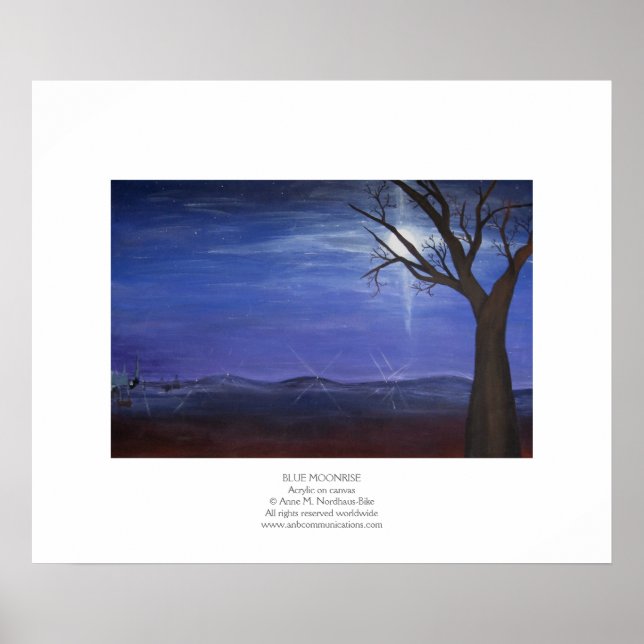 Póster Blue Moonrise (Frente)