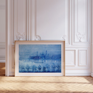 Poster Blue Night, Londres   Joseph Pennell