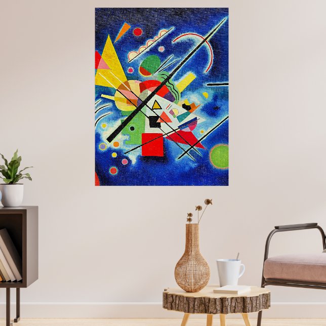 Poster Blue Painting de Wassily Kandinsky, (Sala de Estar 3)