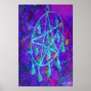 Poster Blue Pentacle Royale por JudyMarisa