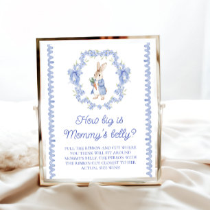 Poster Blue Peter Rabbit How Big is Mamãe Belly