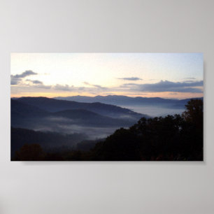 Póster Blue Ridge Mountains