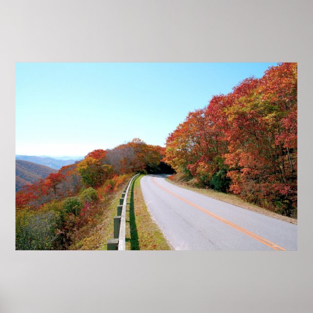 Póster Blue Ridge Parkway (Frente)