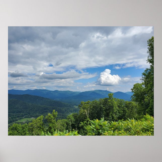Poster Blue Ridge Parkway (Frente)