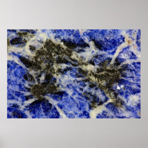 Poster Blue Sodalite