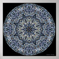Blue StainGlass Mandala