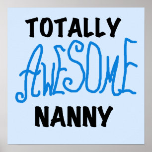 Póster Blue Totalmente Incrível Nanny T-shirts e presente