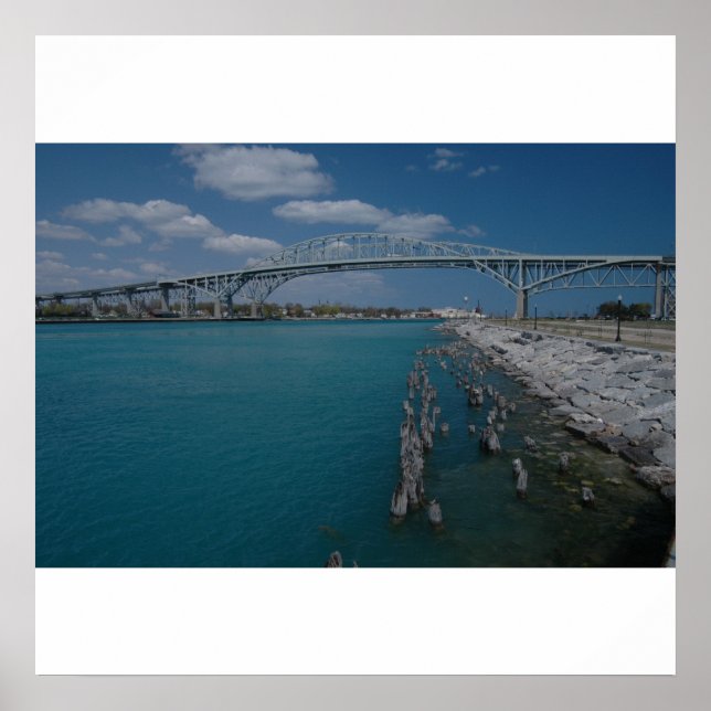 Poster Blue Water Bridge (Frente)