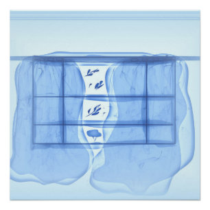 Póster Blue window.