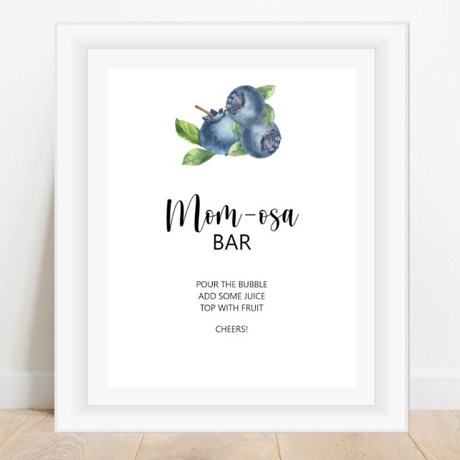 Poster Blueberry \ bar Mãe-osa (Criador carregado)