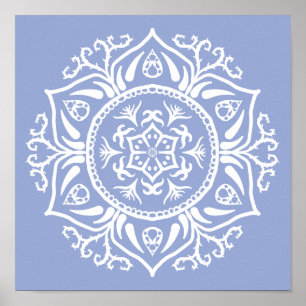 Poster Blueberry Mandala