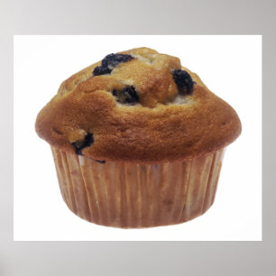 Poster Blueberry Muffin