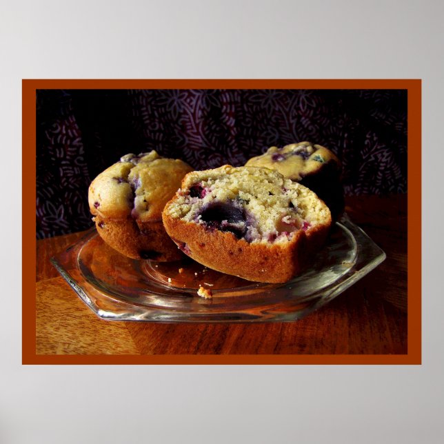 Poster Blueberry Muffins (Frente)