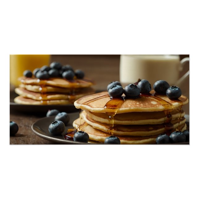 Póster Blueberry Pancakes (Frente)