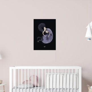 Poster BLUEBERRY SEAHORSE por Alexandra Dikaia