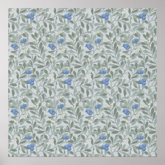 Poster Blueberry Tree, William Morris (Frente)