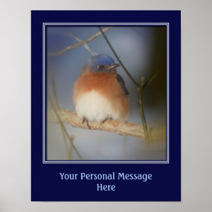 Póster Bluebird Crie a sua própria cotação personaliza