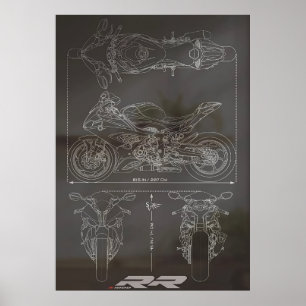 Poster Blueprint S1000RR