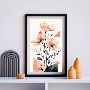 Poster Blush & Ink Botânicos